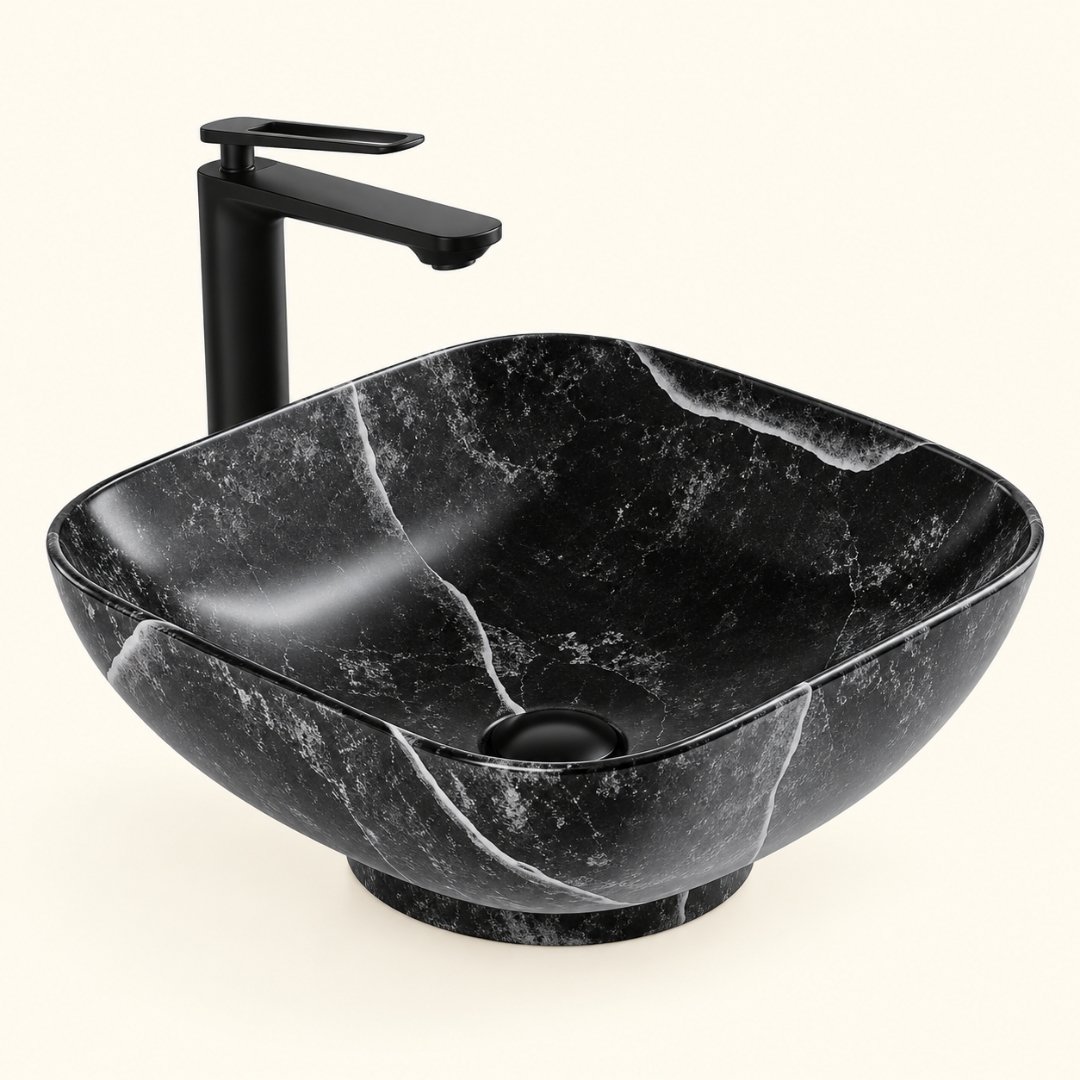 Sonet ERA SQUARE - 001, table top basin (view 2)